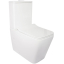 Унитаз-компакт Qtap Crow WHI 2170P безободковый с сидением дюропласт soft-close