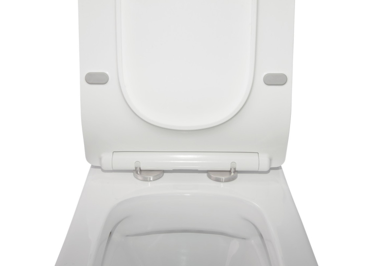 Унитаз-компакт Qtap Crow WHI 2170P безободковый с сидением дюропласт soft-close
