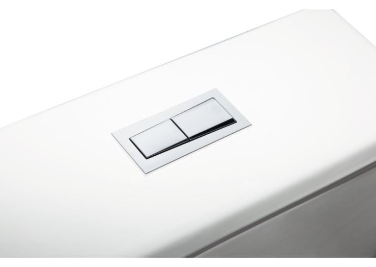 Унитаз-компакт Qtap Crow WHI 2170P безободковый с сидением дюропласт soft-close