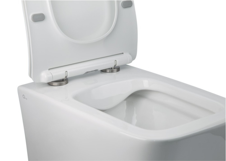  Унітаз підвісний Qtap Crow WHI 5170 безободковий із сидінням дюропласт soft-close