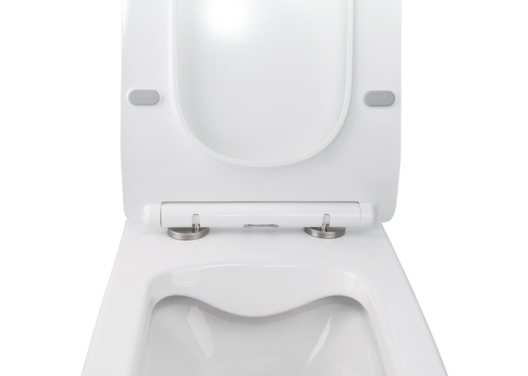 Унітаз підвісний Qtap Crow WHI 5170 безободковий із сидінням дюропласт soft-close