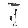 Душовий комплект Qtap Gemini, Matt Black QTGEM113BLM45697
