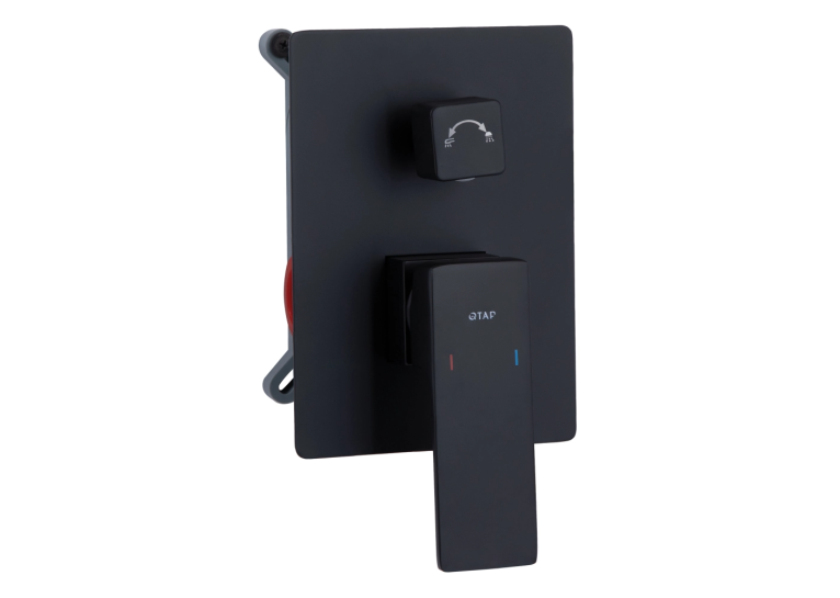 Душевой комплект Qtap Gemini, Matt Black QTGEM113BLM45697