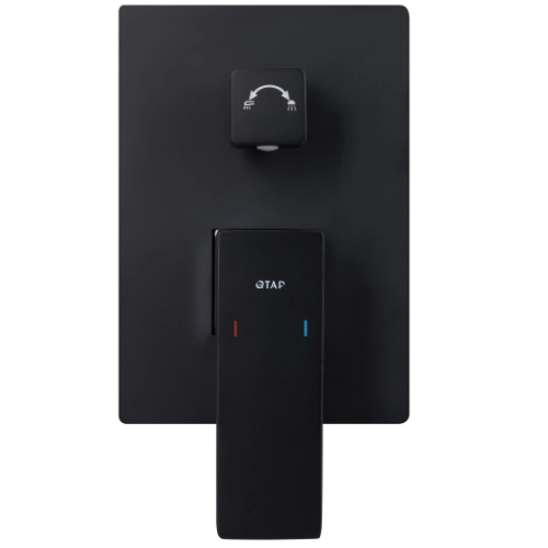 Душевой комплект Qtap Gemini, Matt Black QTGEM114BLM45703