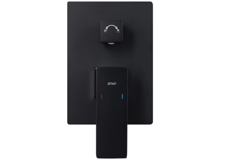 Душовий комплект Qtap Gemini, Matt Black QTGEM114BLM45703