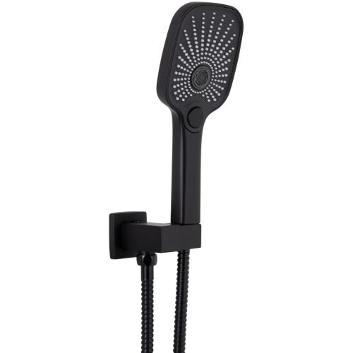 Душовий комплект Qtap Gemini, Matt Black QTGEM113BLM45697