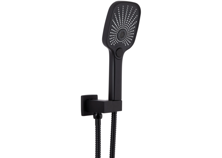 Душовий комплект Qtap Gemini, Matt Black QTGEM114BLM45703