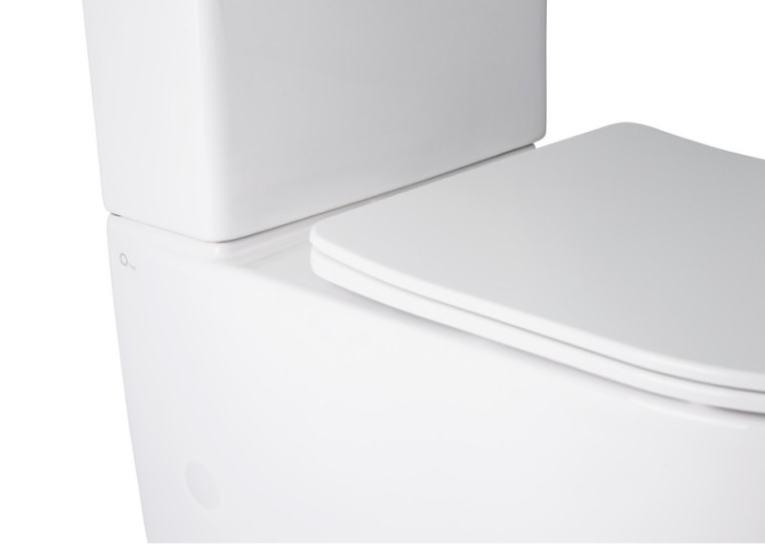  Унітаз-компакт Qtap Jay WHI 2176P безободковий із сидінням дюропласт soft-close