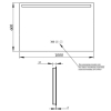 Зеркало Qtap Mideya LED DC-F609 c антизапотеванием 100x60 QT2078F609W