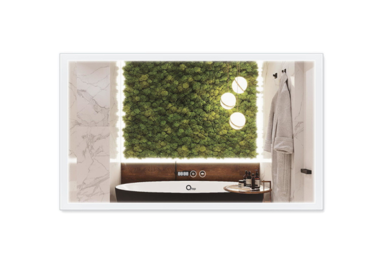 Дзеркало Qtap Mideya LED DC-F615 з антизапотіванням 100x60 QT2078F615W