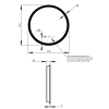 Зеркало Qtap Mideya LED DC-F807 600*600 с антизапотеванием