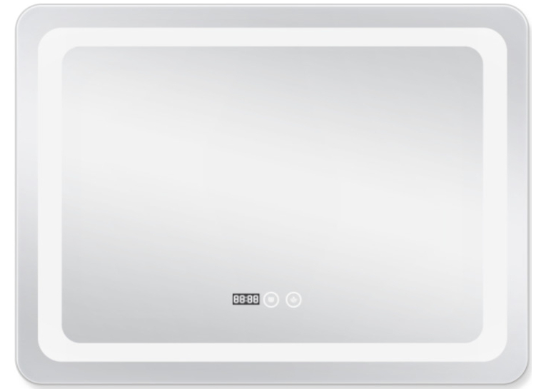 Дзеркало Qtap Mideya LED DC-F908 з антизапотіванням 80x60 QT2078F908W