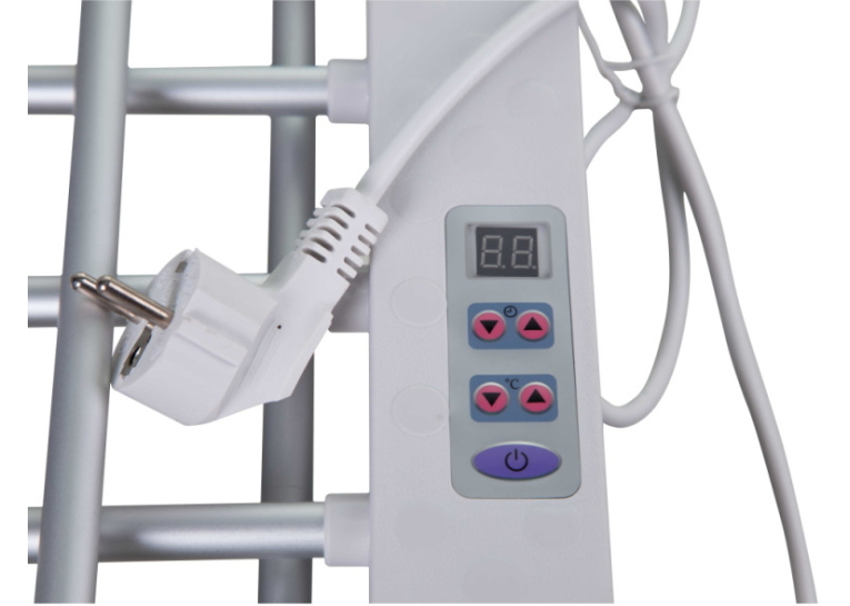 Сушарка для білизни електрична Qtap Breeze (SIL) 57702 з контролером