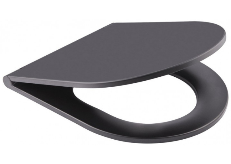Унитаз подвесной Qtap Robin BLA 2196 безободковый с сидением дюропласт soft-close
