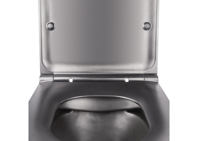 Унитаз подвесной Qtap Robin BLA 2196 безободковый с сидением дюропласт soft-close