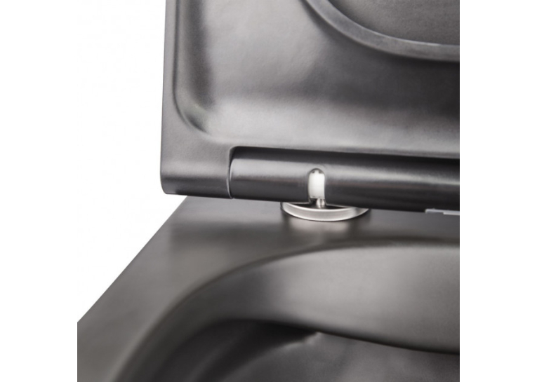 Унитаз подвесной Qtap Robin BLA 2196 безободковый с сидением дюропласт soft-close