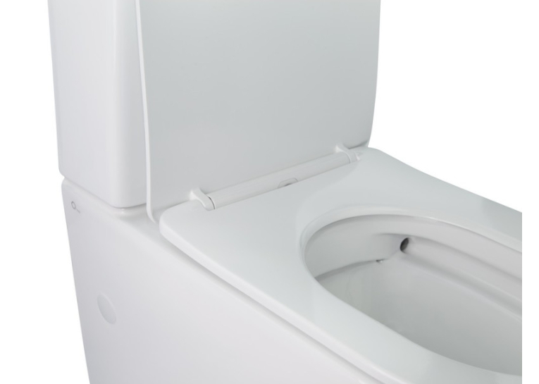  Унітаз-компакт Qtap Stork WHI 2178P безободковий із сидінням дюропласт soft-close