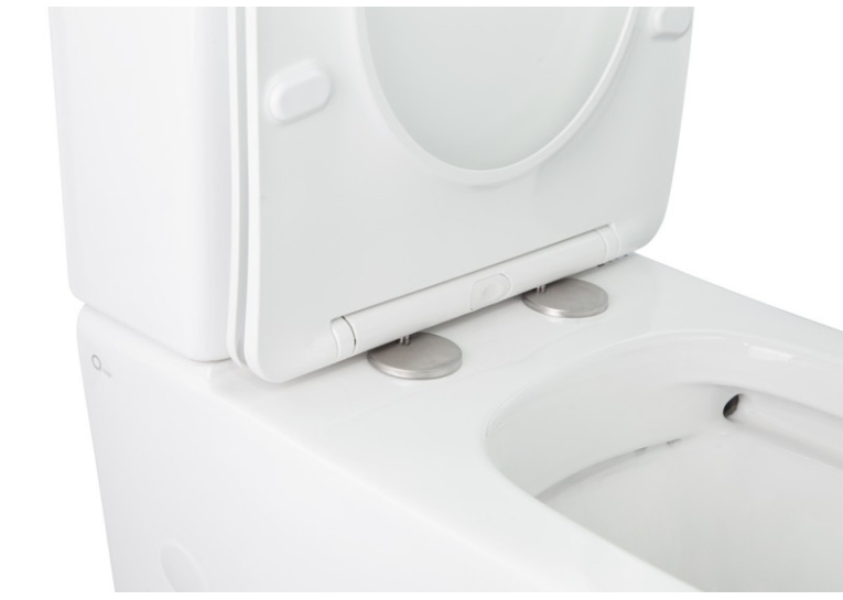 Унітаз-компакт Qtap Stork WHI 2179P безободковий із сидінням дюропласт soft-close