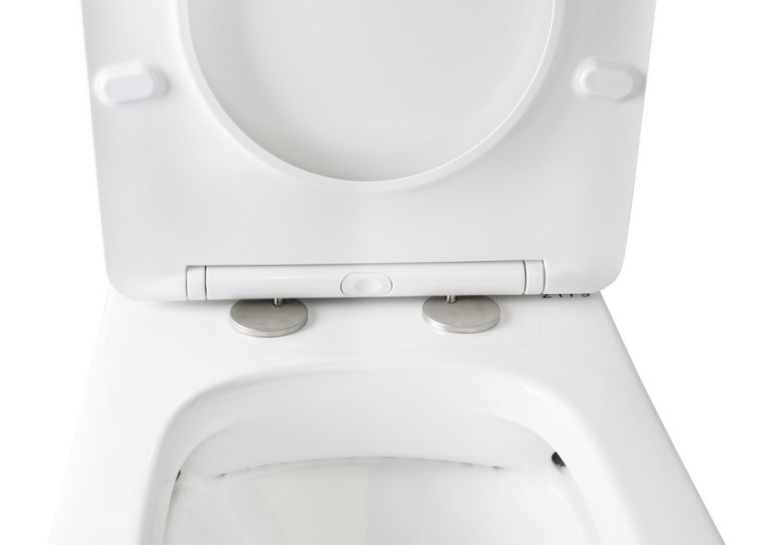 Унітаз-компакт Qtap Stork WHI 2179P безободковий із сидінням дюропласт soft-close