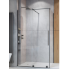 Душова кабіна квадратна Radaway Brushed GunMetal KDJ Transparent 120x120x200, чорний матовий, безпечне скло, 10104622-92-01L+10104622-92-01R