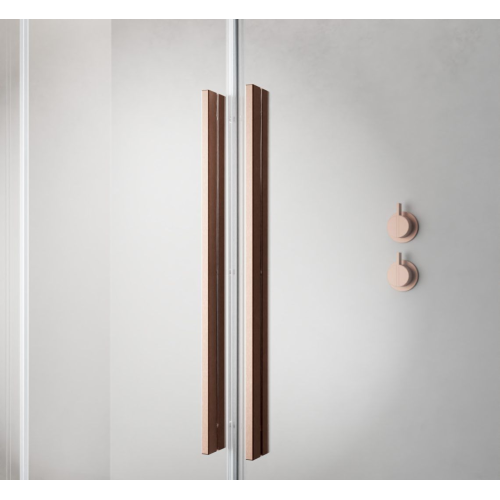 Душова кабіна Radaway Furo Brushed Copper KDJ 120Rx90 (10104622-93-01R+10110580-01-01+10113090-01-01)