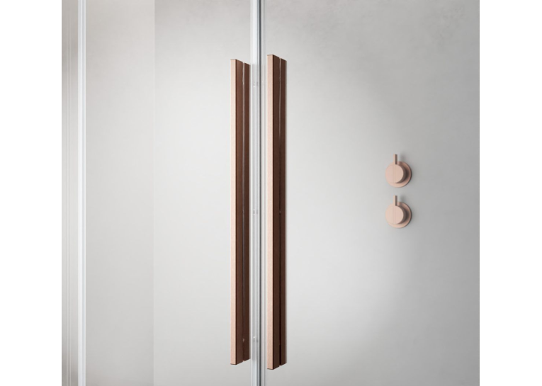 Душова кабіна Radaway Furo Brushed Copper KDJ 120Lx90 (10104622-93-01L+10110580-01-01+10113090-01-01)