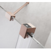 Душова кабіна Radaway  Furo Brushed Copper KDJ Transparent 120Lx120, мідь, безпечне скло, 10104622-93-01L+10110580-01-01+10113120-01-01