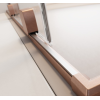 Душова кабіна Radaway  Furo Brushed Copper KDJ Transparent 120Lx120, мідь, безпечне скло, 10104622-93-01L+10110580-01-01+10113120-01-01