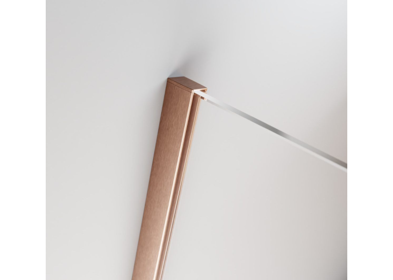 Душова кабіна Radaway  Furo Brushed Copper KDJ Transparent 120Lx120, мідь, безпечне скло, 10104622-93-01L+10110580-01-01+10113120-01-01