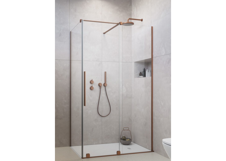 Душова кабіна Radaway Furo Brushed Copper KDJ 120Rx90 (10104622-93-01R+10110580-01-01+10113090-01-01)