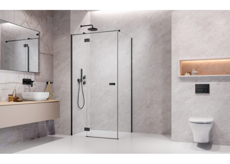 Душевая кабина RADAWAY Garda Black KDJ 120x70x195 10700120-54-01L+1070070-01-01