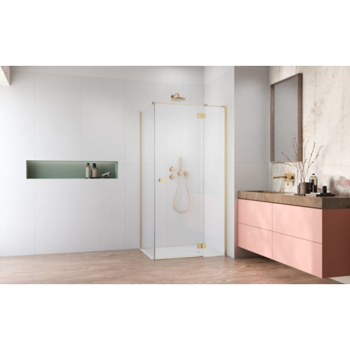 Душевая кабина RADAWAY Garda Brushed Gold KDJ 120x70x195 10700120-99-01R+1070070-01-01