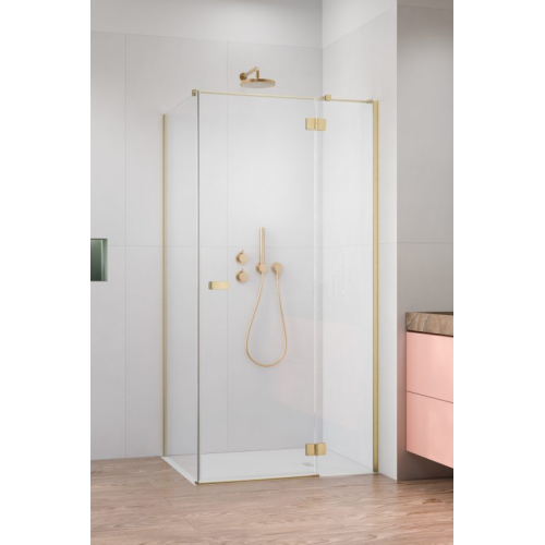 Душова кабіна RADAWAY Garda Brushed Gold KDJ 120x70x195 10700120-99-01R+1070070-01-01