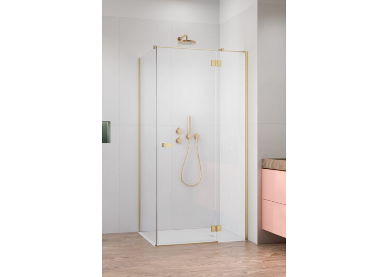 Душевая кабина RADAWAY Garda Brushed Gold KDJ 120x70x195 10700120-99-01R+1070070-01-01