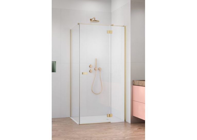 Душевая кабина RADAWAY Garda Brushed Gold KDJ 120x70x195 10700120-99-01R+1070070-01-01
