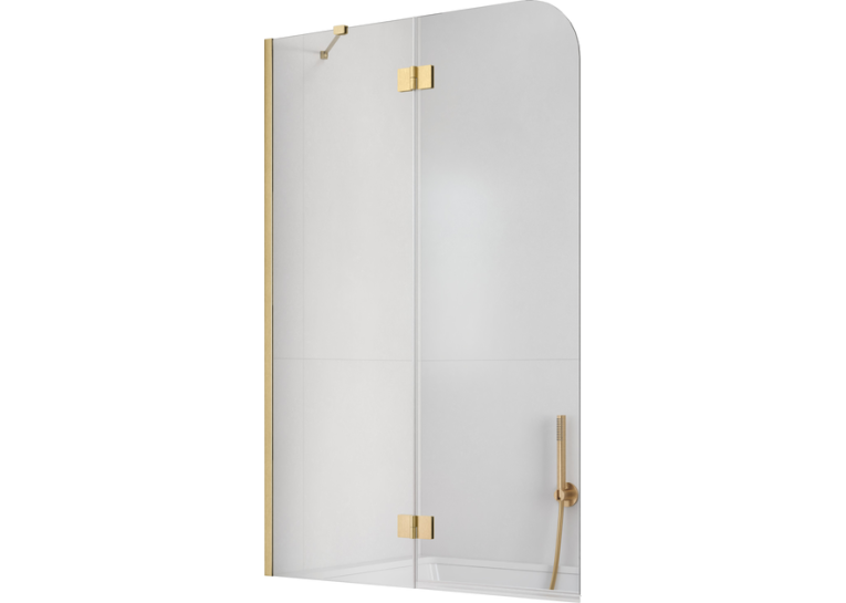 Шторка на ванну Radaway Garda Brushed Gold PND II 1200Rx1500 прозоре 10720120-99-01R