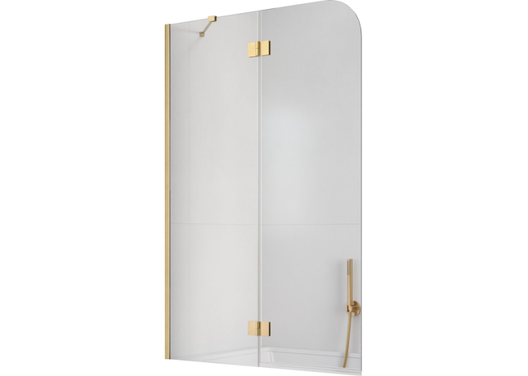 Шторка на ванну Radaway Garda Brushed Gold PND II 1000Lx1500 прозоре 10720100-99-01L