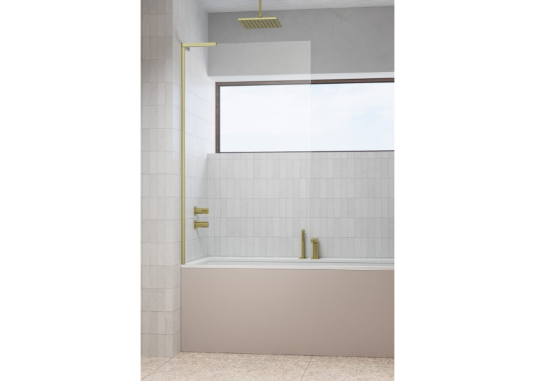 Шторка на ванну Radaway Modo SL Brushed Gold PNJ II 700x1500 ліва, 10316070-99-01L