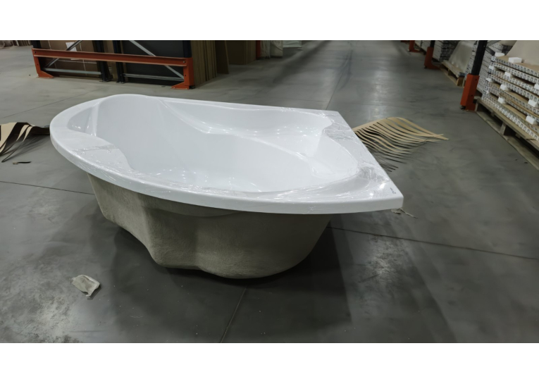 Ванна акрилова RADAWAY KERIA 150x150 (WA1-37-150x150US) + ніжки (68Р) + сифон R135L