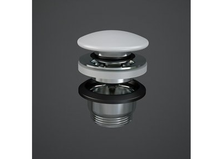  Донний клапан RAK Ceramics Click-Clack Feeling DUO000500A білий матовий