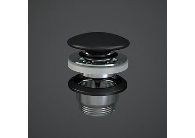  Донний клапан RAK Ceramics Click-Clack Feeling DUO000504A чорний матовий