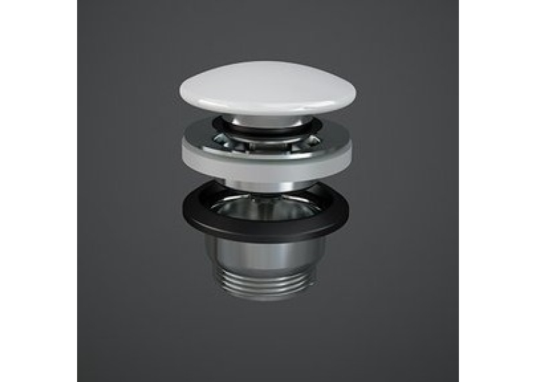  Донний клапан RAK Ceramics Click-Clack Feeling DUO000AWHA білий глянсовий