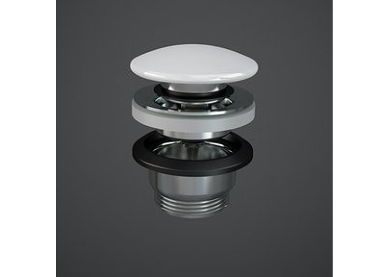  Донний клапан RAK Ceramics Click-Clack Feeling DUO000AWHA білий глянсовий