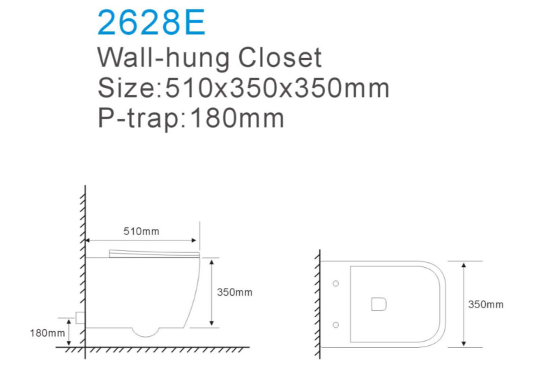 Rosa Praha унітаз укорочений безободковий з дюропласт soft-close 2628е