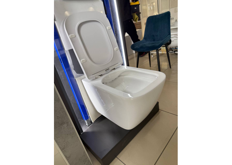 Інсталяція GEBERIT Duofix (458.103.00.1) з підвісним унітазом Rosa Praha rimless. (2628е)