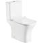 Унитаз компакт Rosa Classic белый с сидением дюропласт soft-close, R-1215A