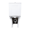 Унитаз компакт Rosa Classic белый с сидением дюропласт soft-close, R-1215A