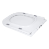 Унитаз компакт Rosa Classic белый с сидением дюропласт soft-close, R-1215A