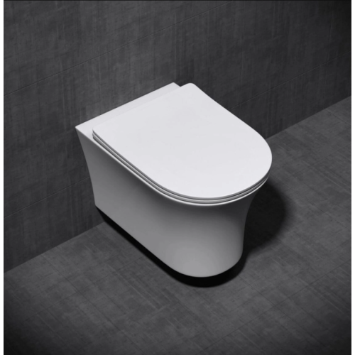 Комплект: Инсталляционная система Grohe Rapid SL 38772001 + Подвесной унитаз Rosa Toch белый с сидением дюропласт soft-close, R-2617E