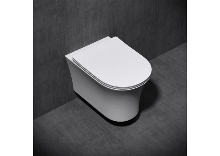 Комплект: Инсталляционная система Grohe Rapid SL 38772001 + Подвесной унитаз Rosa Toch белый с сидением дюропласт soft-close, R-2617E